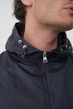 Moncler 'Etiache' Hooded Windbreaker Zwart - Afbeelding 8