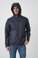 Moncler 'Etiache' Hooded Windbreaker Zwart - Afbeelding 11