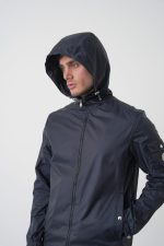 Moncler 'Etiache' Hooded Windbreaker Zwart - Afbeelding 12