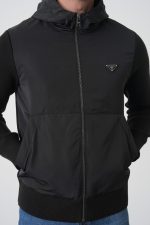 Prada Hooded Cardigan Windbreaker Jas - Afbeelding 4