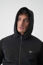 Prada Hooded Cardigan Windbreaker Jas - Afbeelding 10