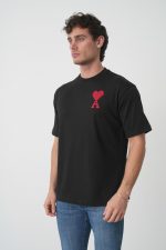 Ami Paris 'ZigZag' Logo Embroidered T-Shirt - Afbeelding 2