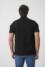Moncler Logo Patch Zip-Up Polo Shirt - Afbeelding 8